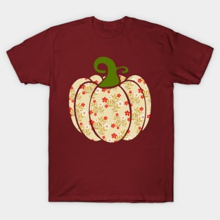 Boho Floral Pumpkin T-Shirt